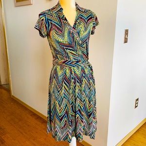 Donna Ricco New York Faux Wrap Dress